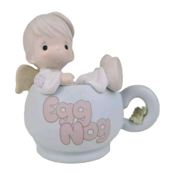 PRECIOUS MOMENTS Dropping In For The Holidays 531952  Figurine - Picture 1 of 9